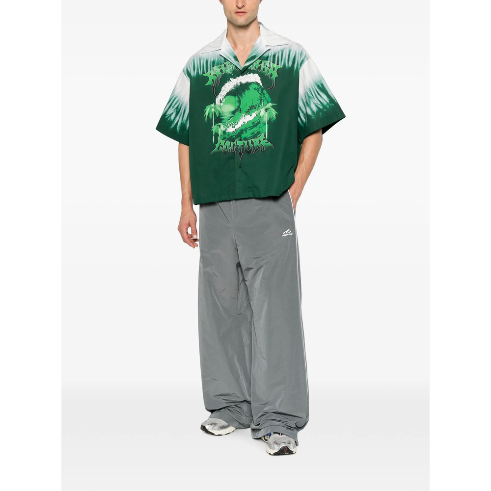 Extreme Tie Dye Bowling Short Sleeve Shirt