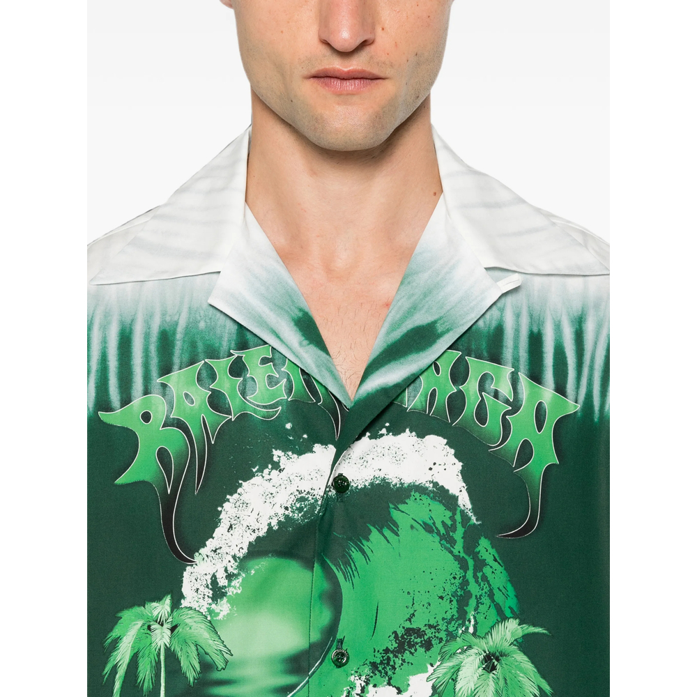 Extreme Tie Dye Bowling Short Sleeve Shirt