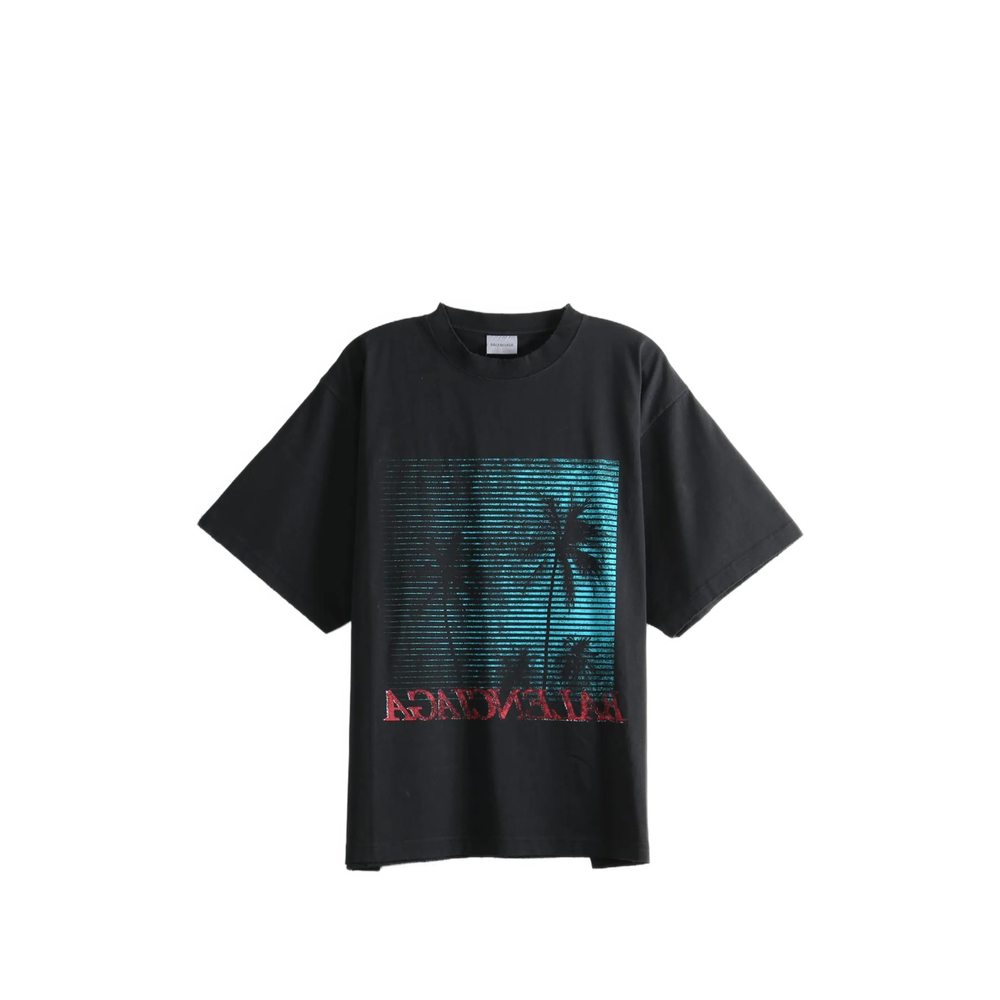 Balenciaga Vintage Holiday Graphic-print T-shirt
