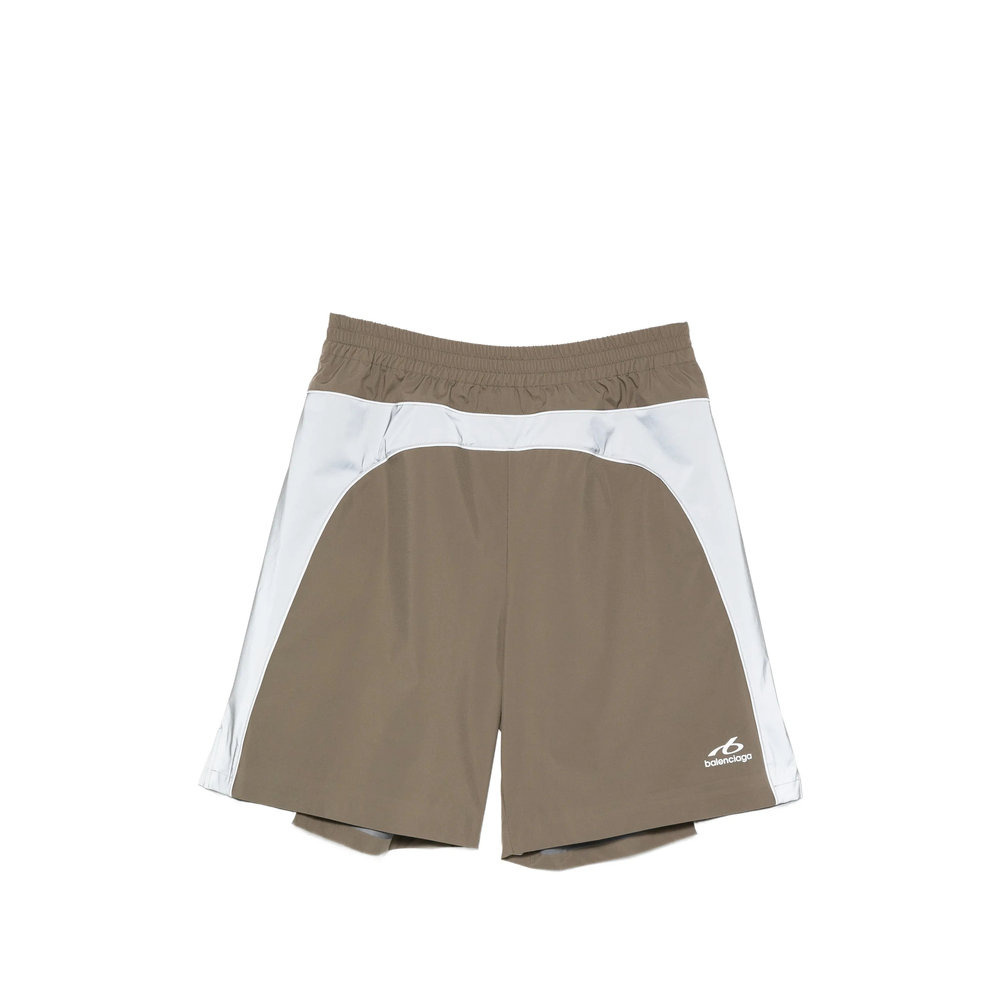 Balenciaga Techwear Tracksuit Shorts In Grey
