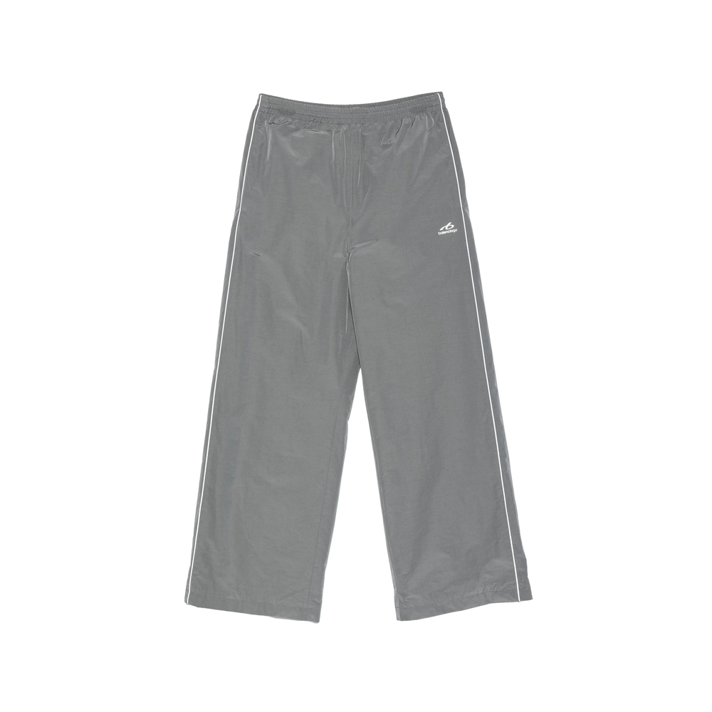 Balenciaga Logo-print Piping-detail Track Pants In Blue