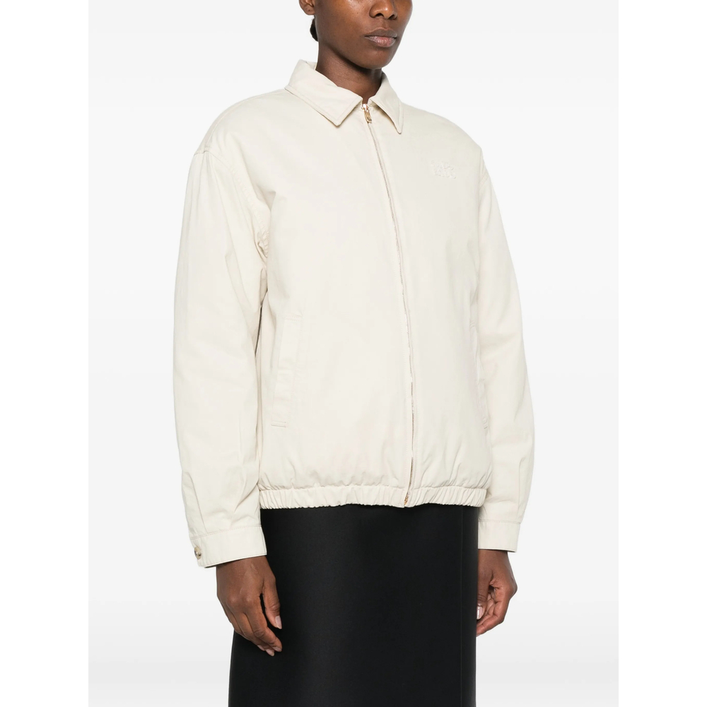 Logo-Embroidered Zip-Up Jacket