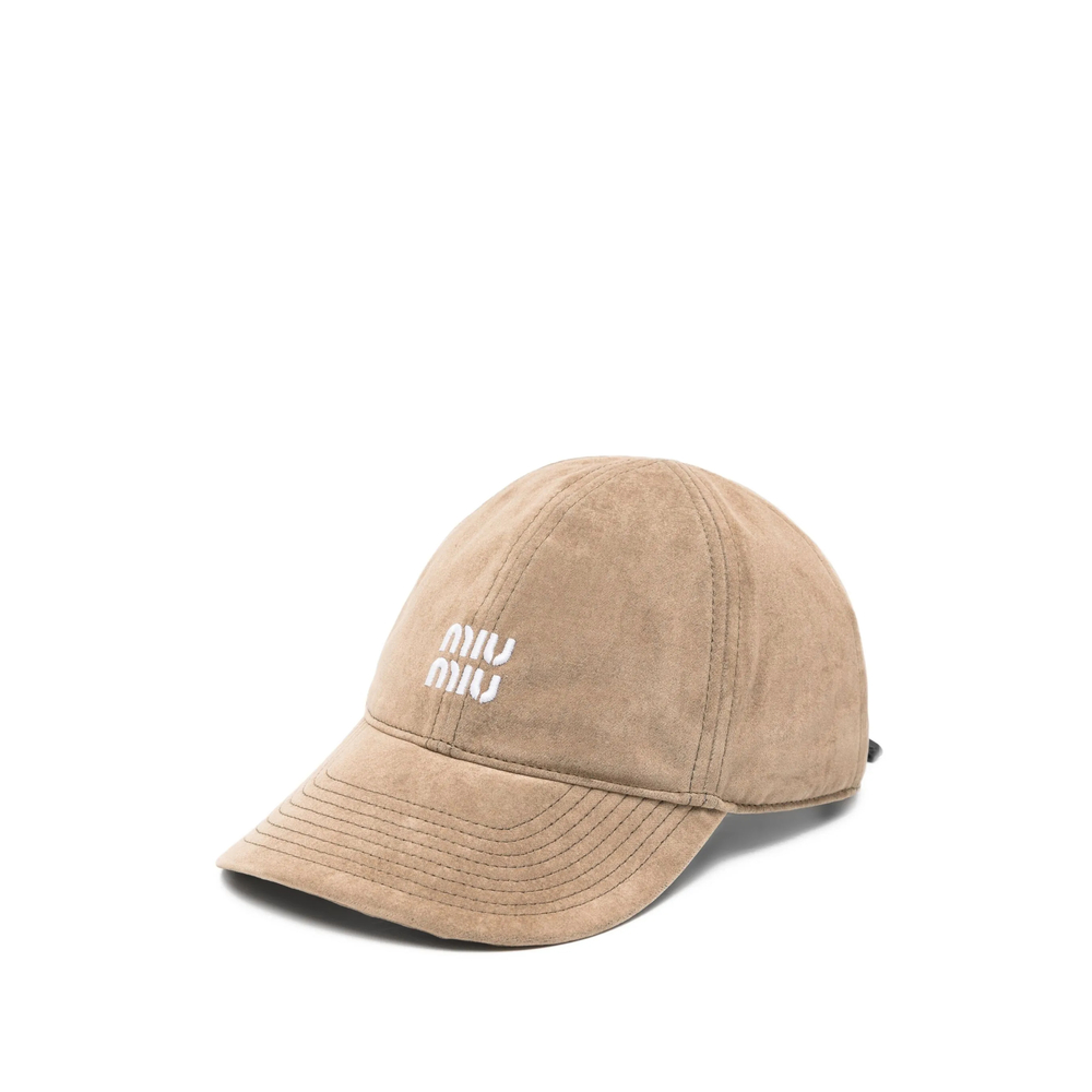 Miu Miu Miu Miu Logo Baseball Cap