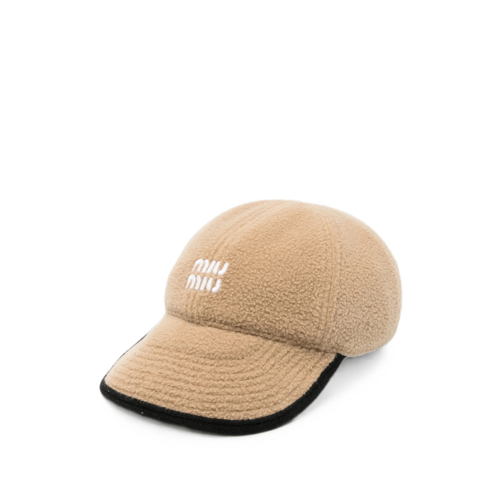 Miu Miu Fleece Baseball Cap