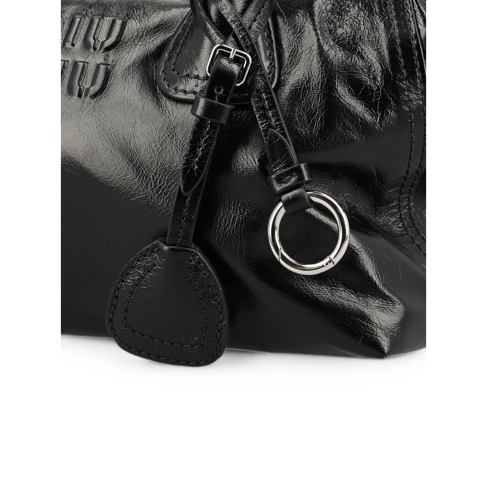 Logo-Embossed Shoulder Bag