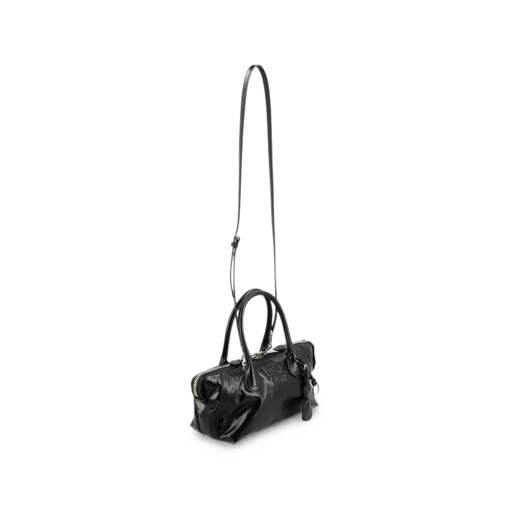 Logo-Embossed Shoulder Bag
