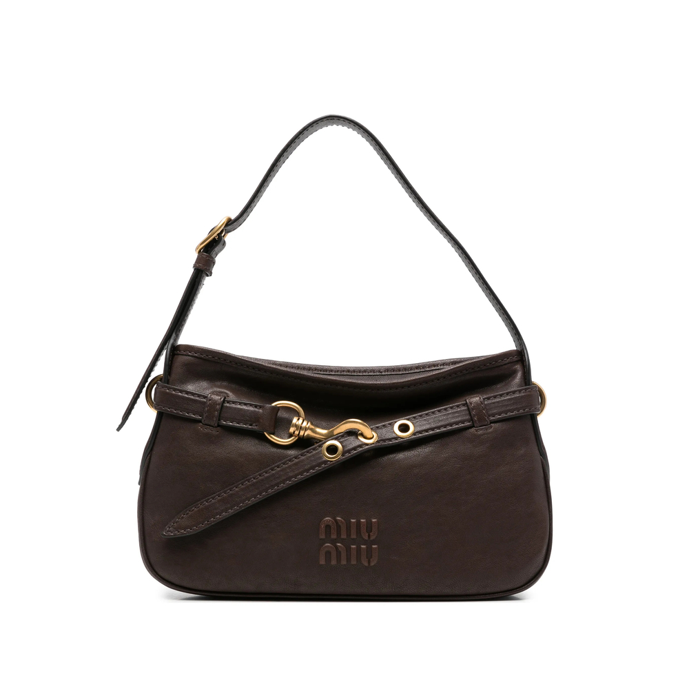 Miu Miu Aventure Nappa Leather Bag