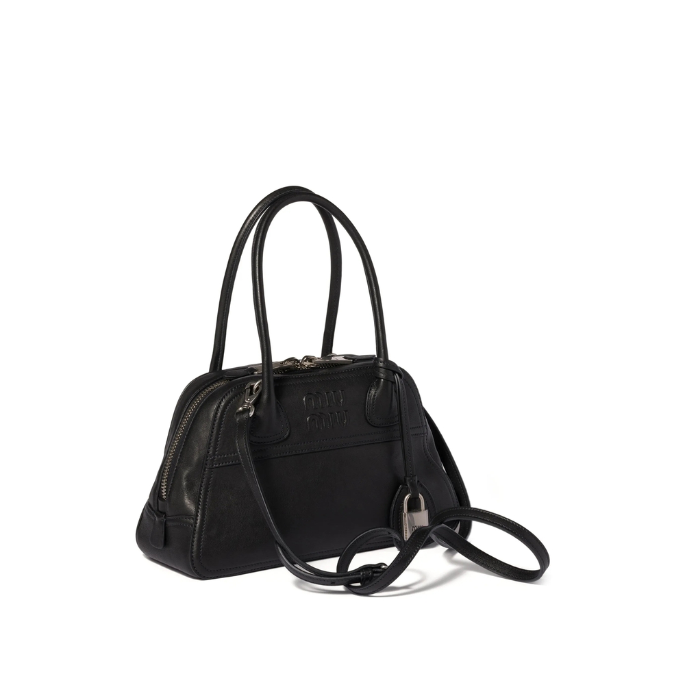 Vivant Small Nappa Leather Bag Black