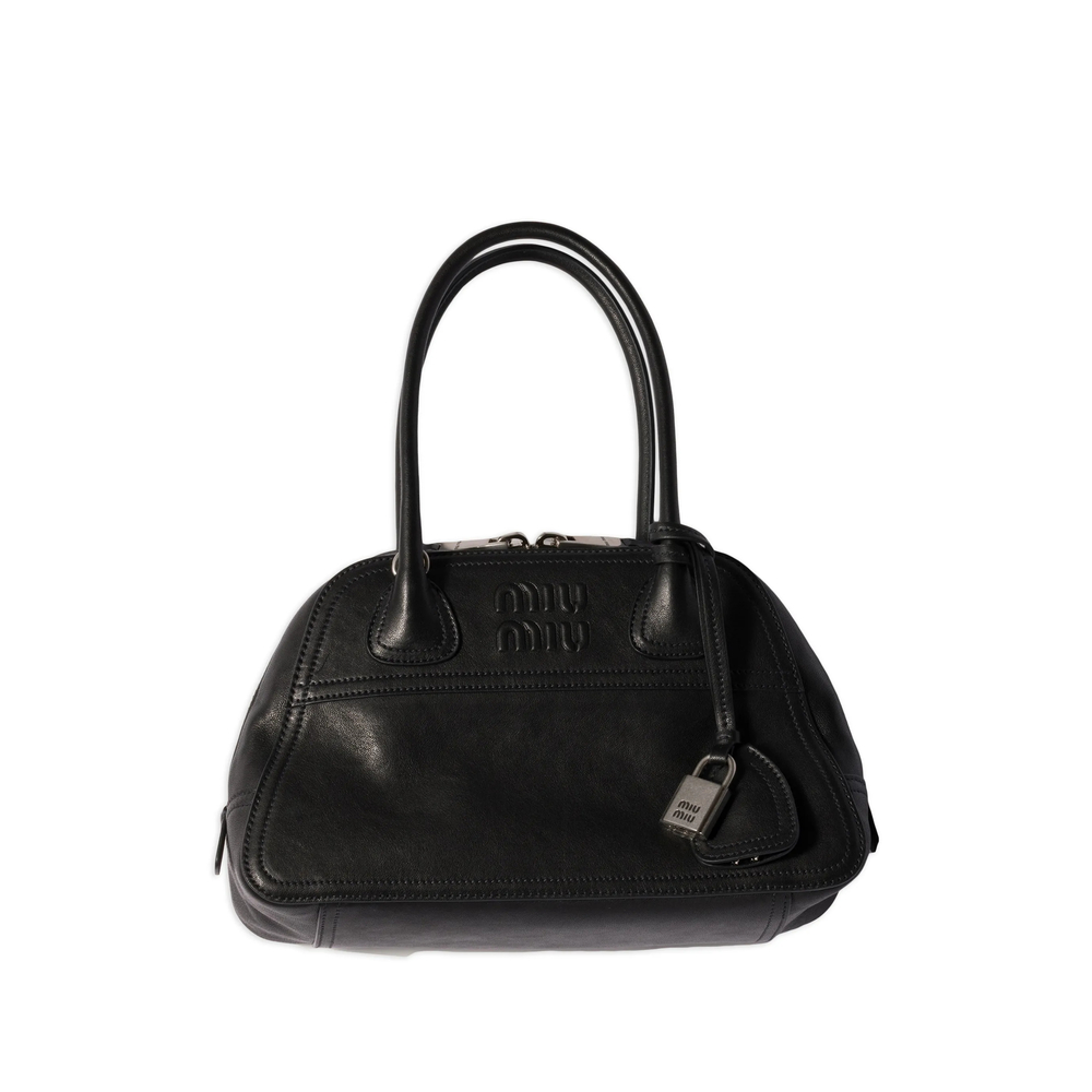 Vivant Small Nappa Leather Bag Black