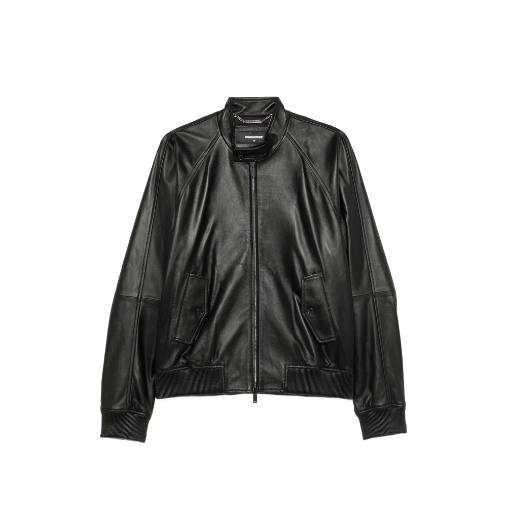 Dsquared2 Zip-up Leather Jacket