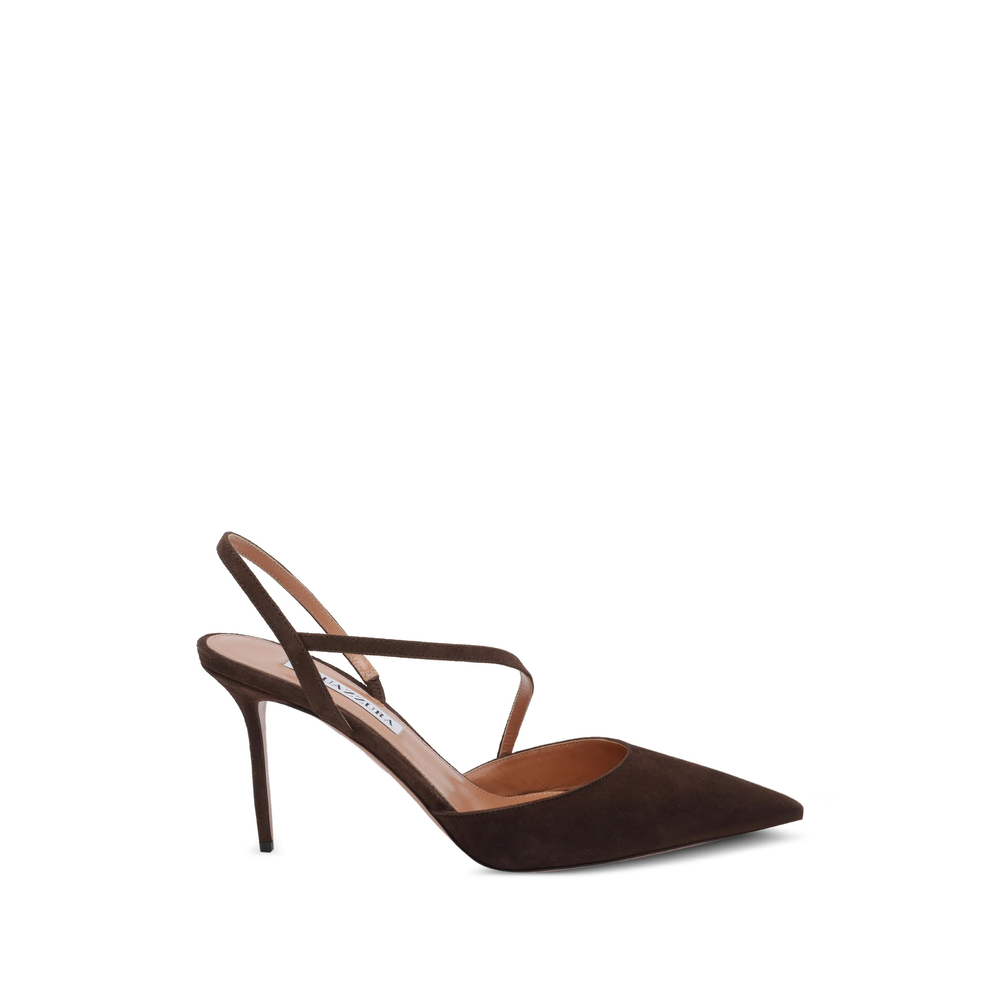 Aquazzura Dynasty Suede Slingbacks