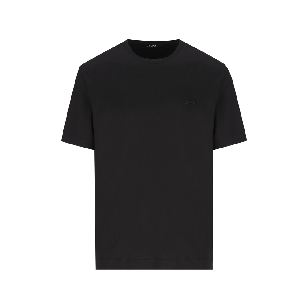 Zegna Logo-embroidered T-shirt　Zegna ロゴ刺繍 T シャツ Zegna