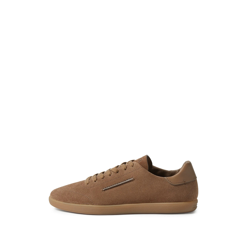 Zegna 232 Suede Panelled Sneakers