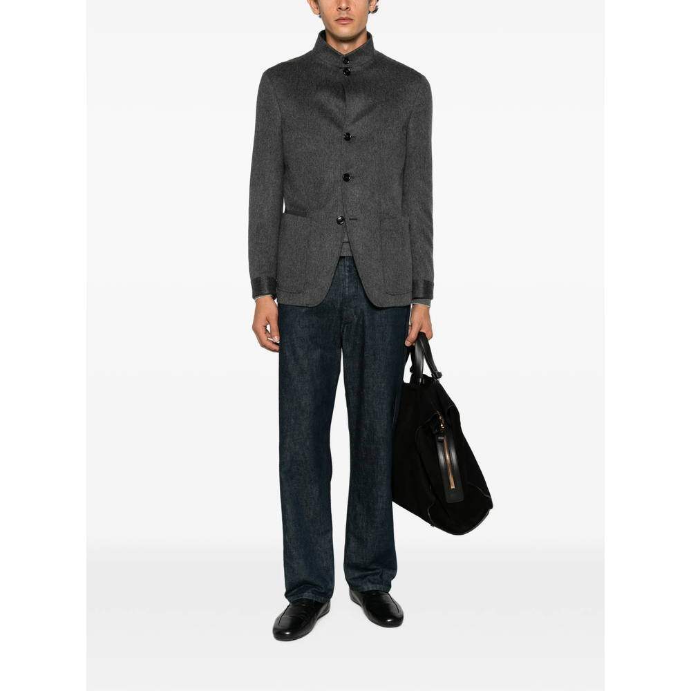 Welt-Pocket Single-Breasted Blazer