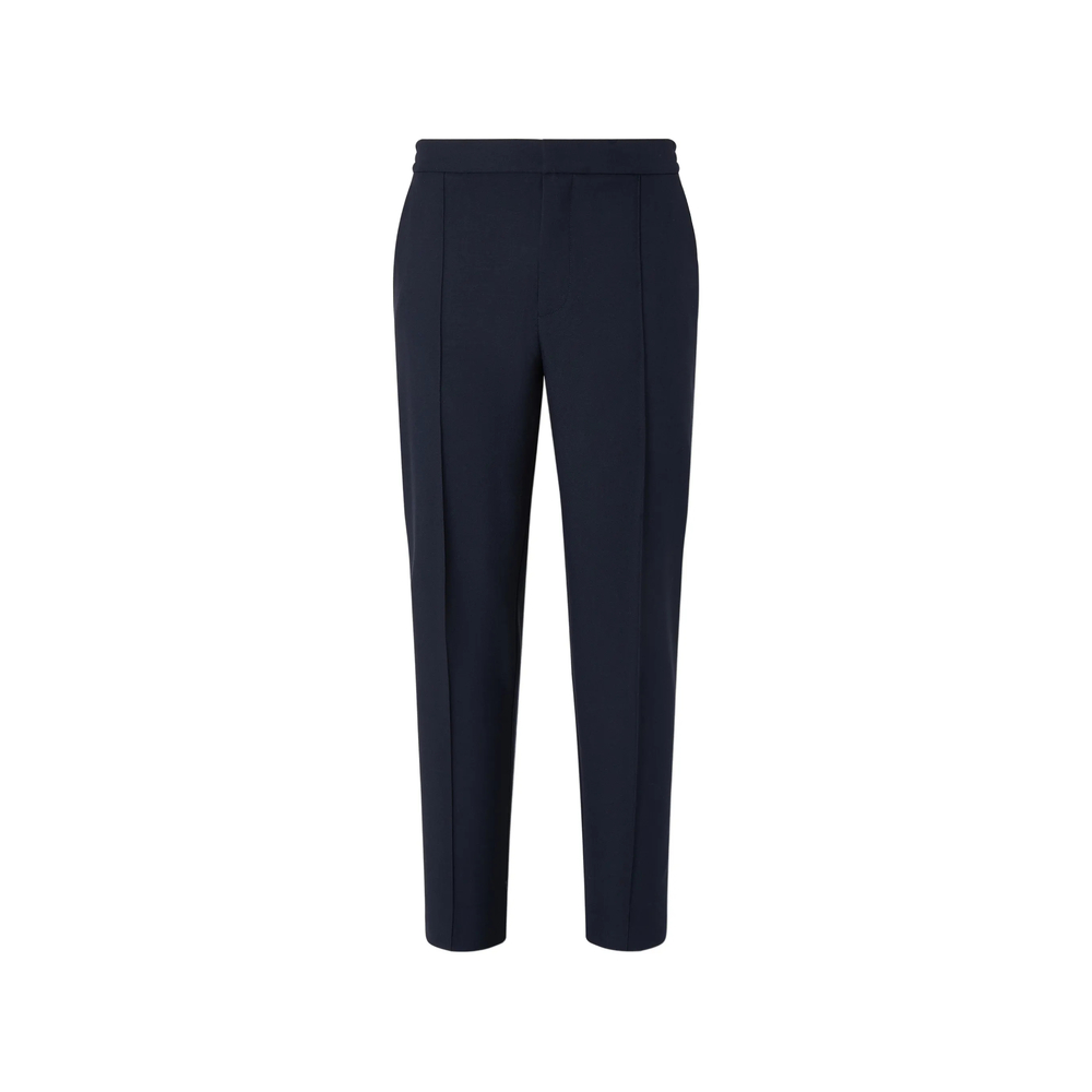 Zegna Navy Blue Wool Pants