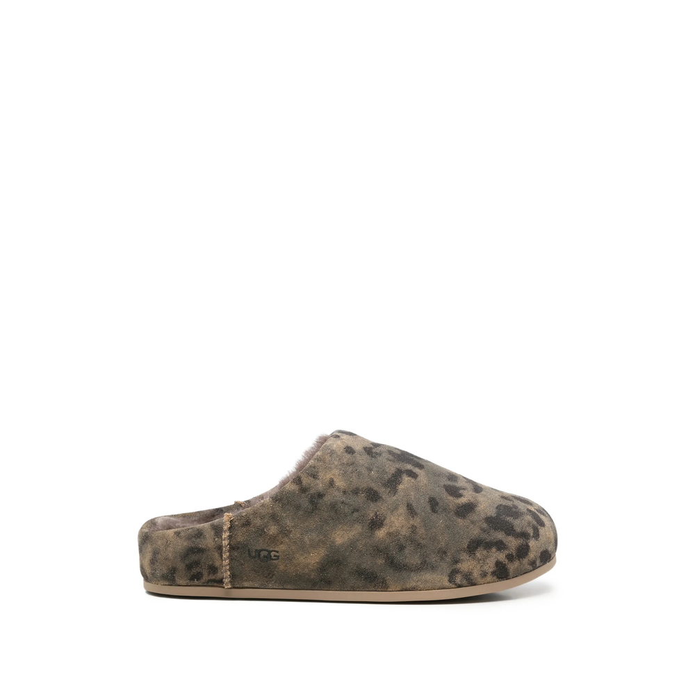 Ugg Elea Leopard-print Shearling Slippers