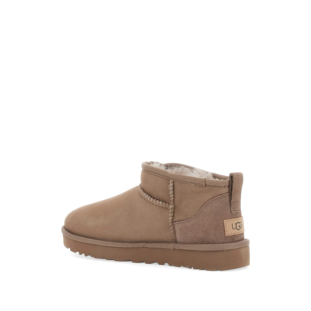 Ultra Mini Shearling-Lined Ankle Boots