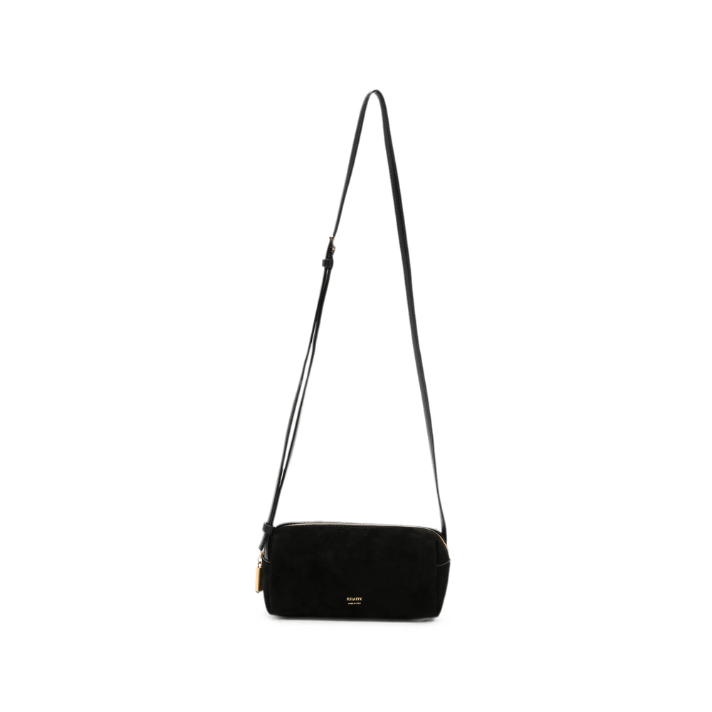 Khaite Mini Kye Logo-print Cross Body Bag In Black