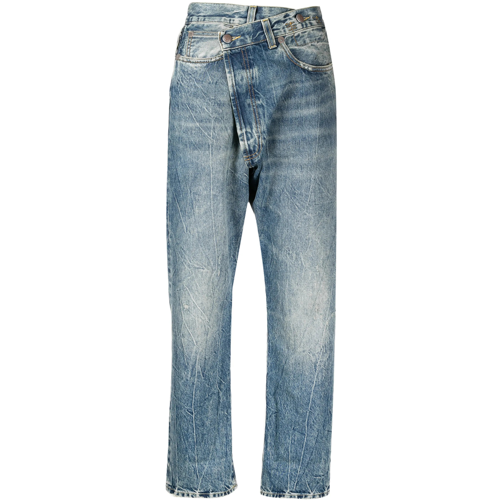 R13 Crossover High-rise Jeans