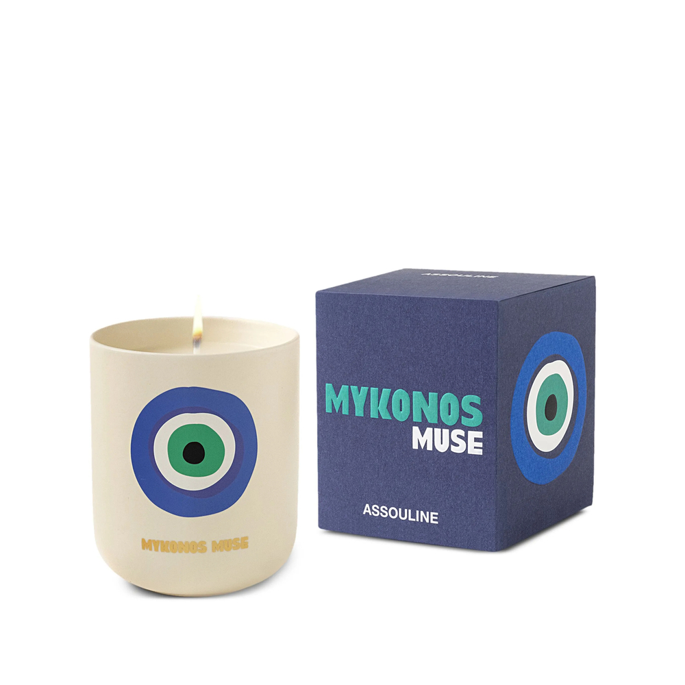 Assouline Mykonos Muse - Travel From Home Candle (319g)