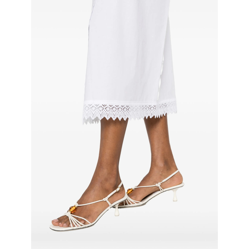 Lace-Detail Midi