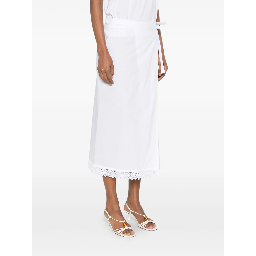 Lace-Detail Midi