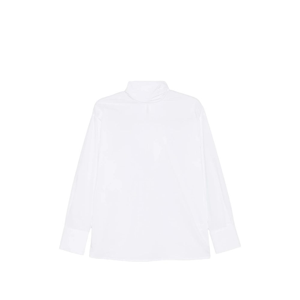The Nina Studio Tie-neck Long-sleeve Blouse