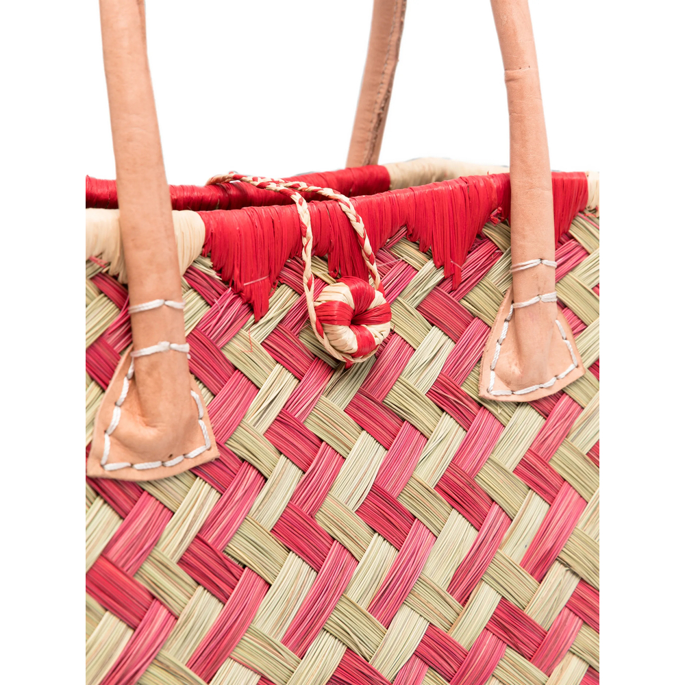 Clotilde Woven-Design Tote Bag