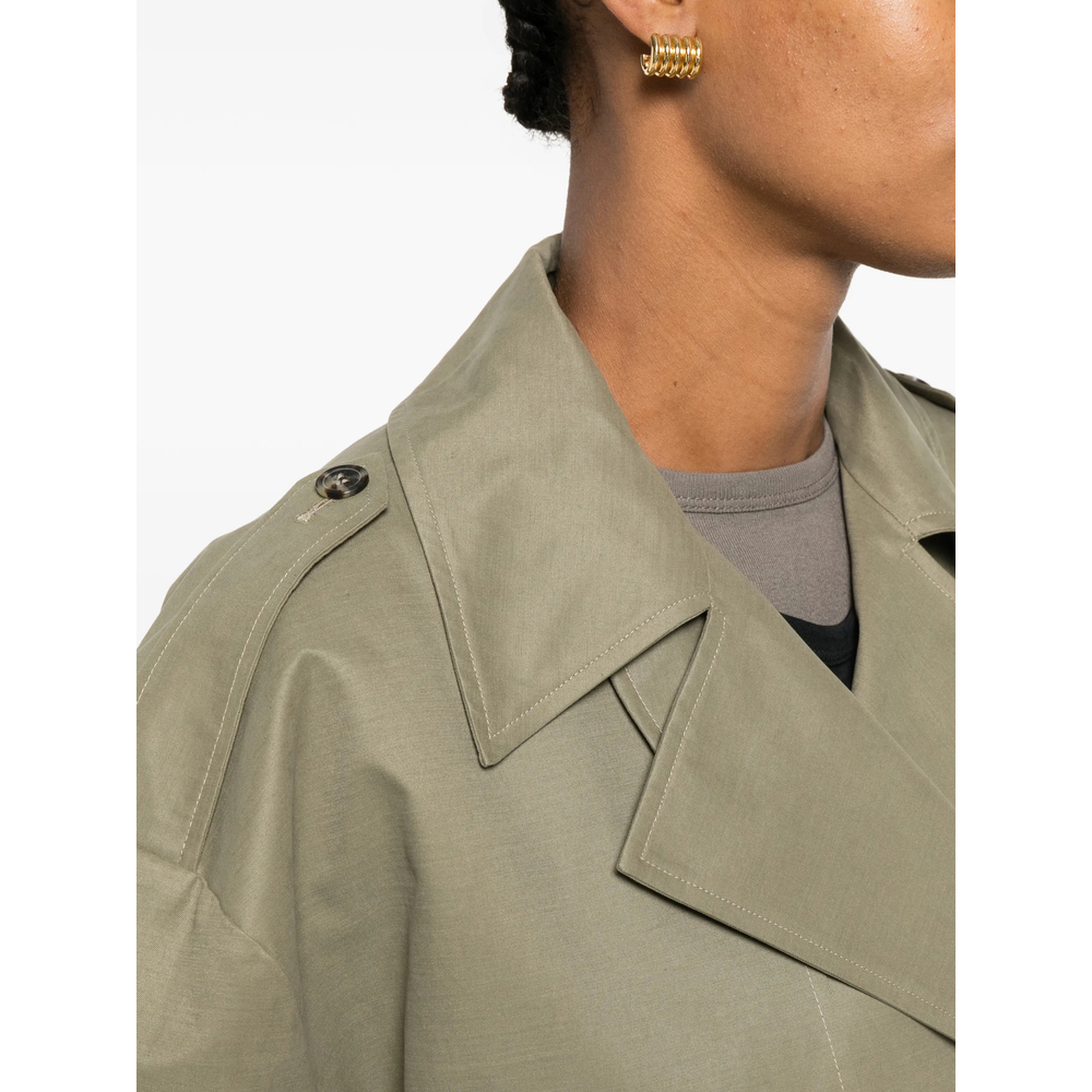 Double-Breasted Belted Jacket