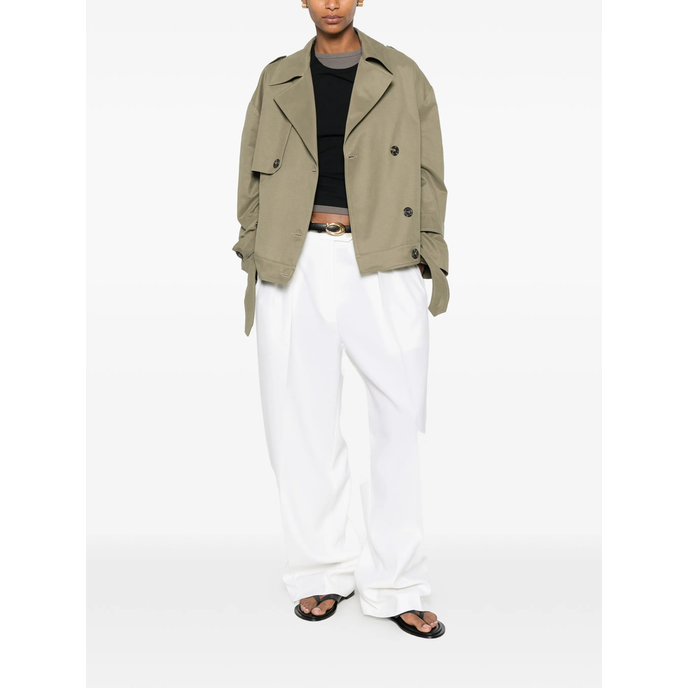 Double-Breasted Belted Jacket
