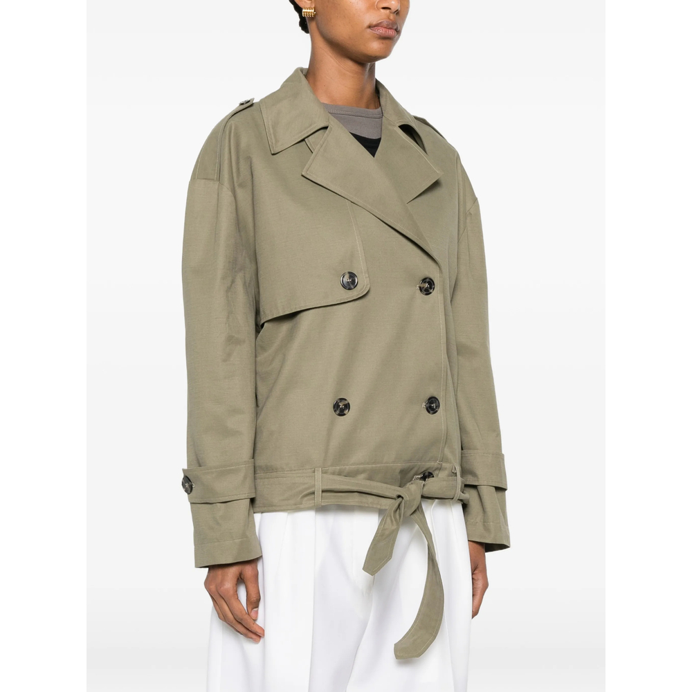 Double-Breasted Belted Jacket
