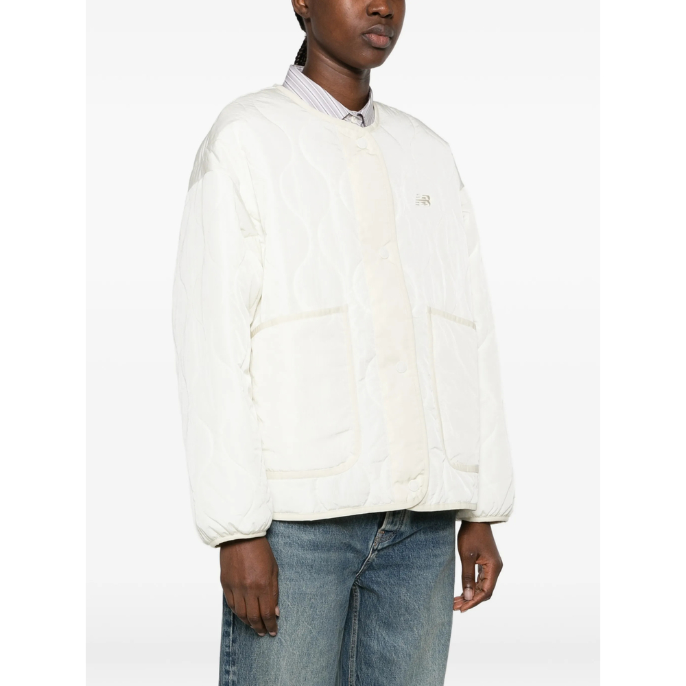 Quilted Logo-Embroidered Jacket