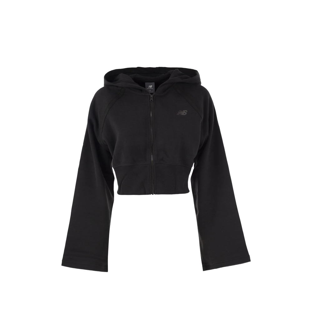 New Balance Cropped Zip-up Hoodie
