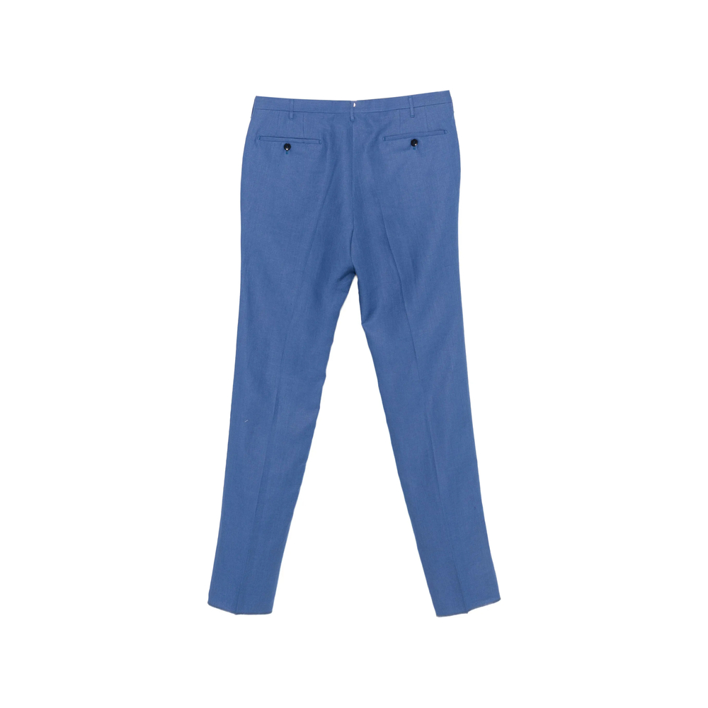 Pleated Pressed-Crease Trousers