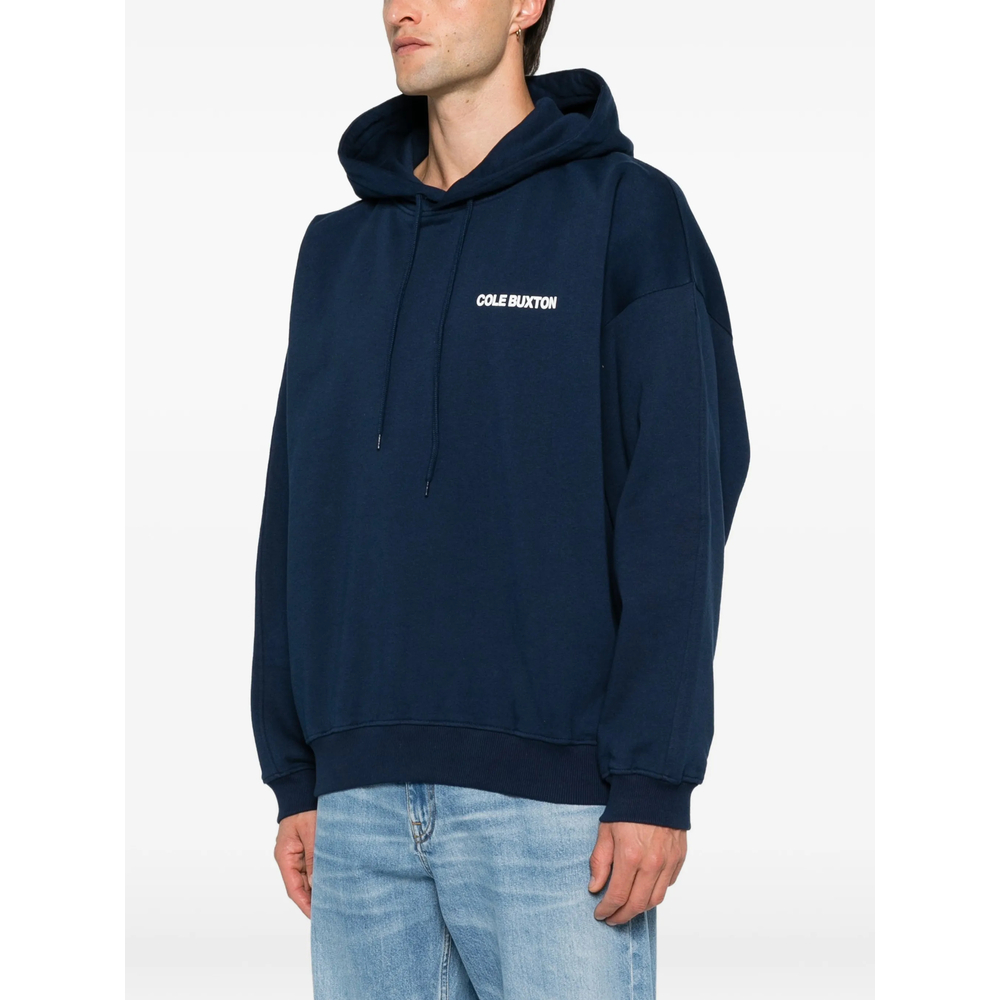 Cb Logo-Print Drawstring Hoodie
