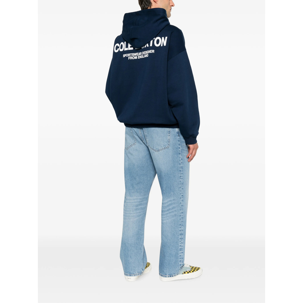 Cb Logo-Print Drawstring Hoodie