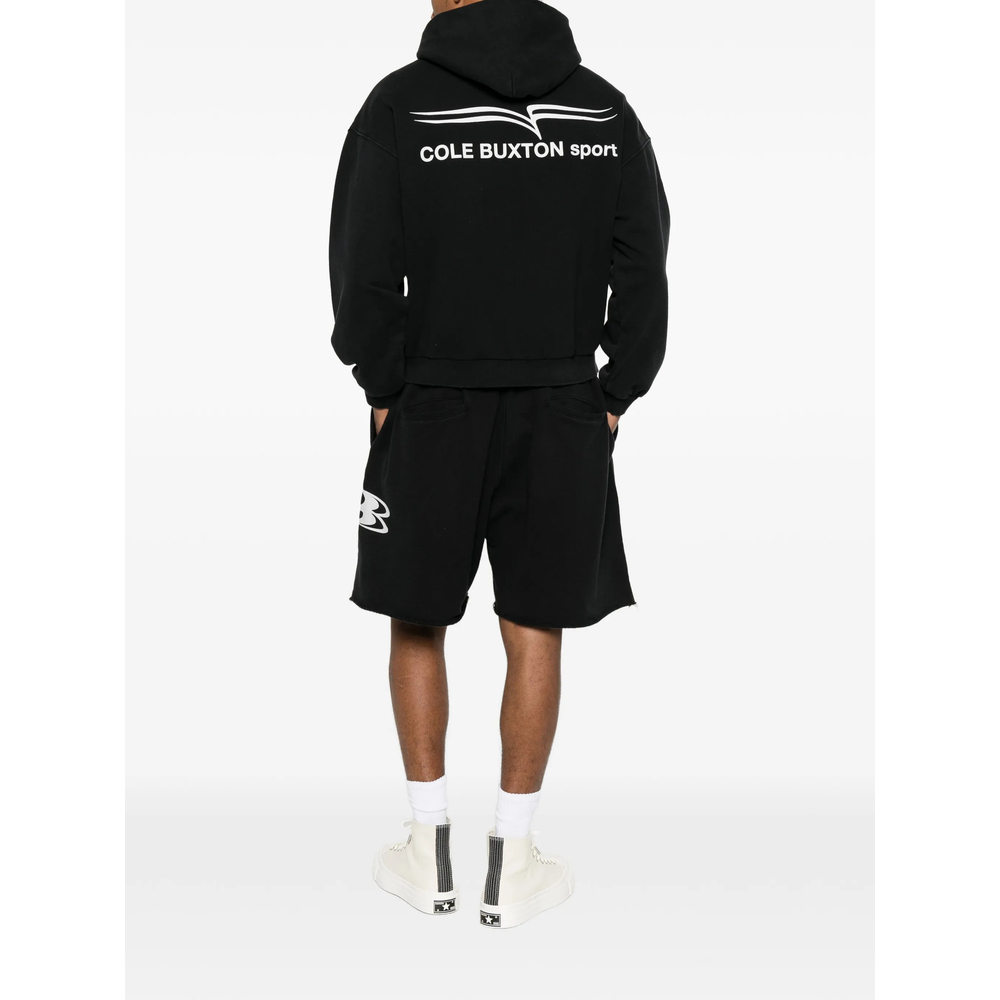 Logo-Print Zip-Up Hoodie