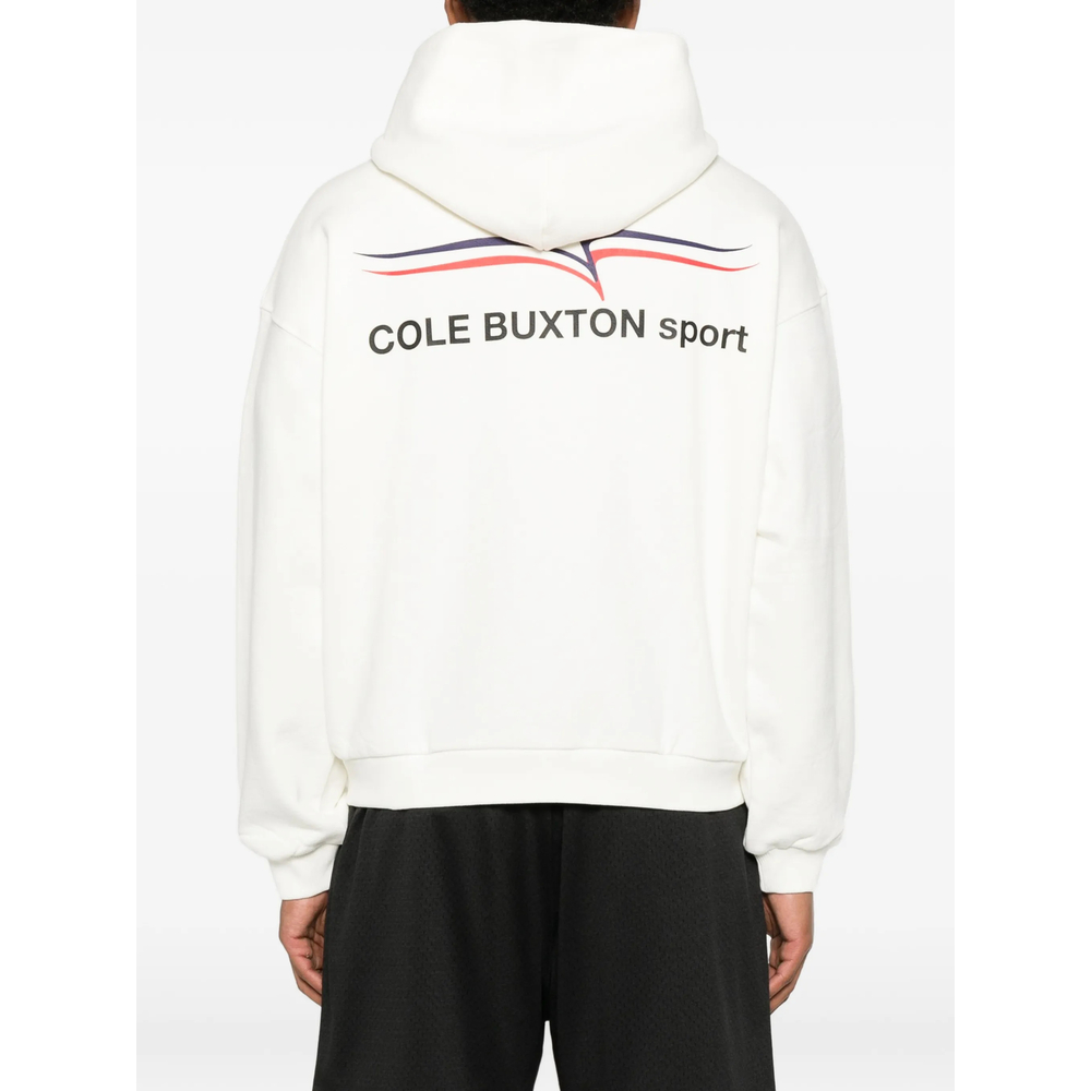 Logo-Print Zip-Up Hoodie