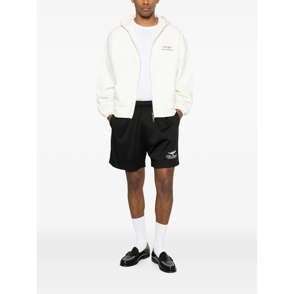 Logo-Print Zip-Up Hoodie