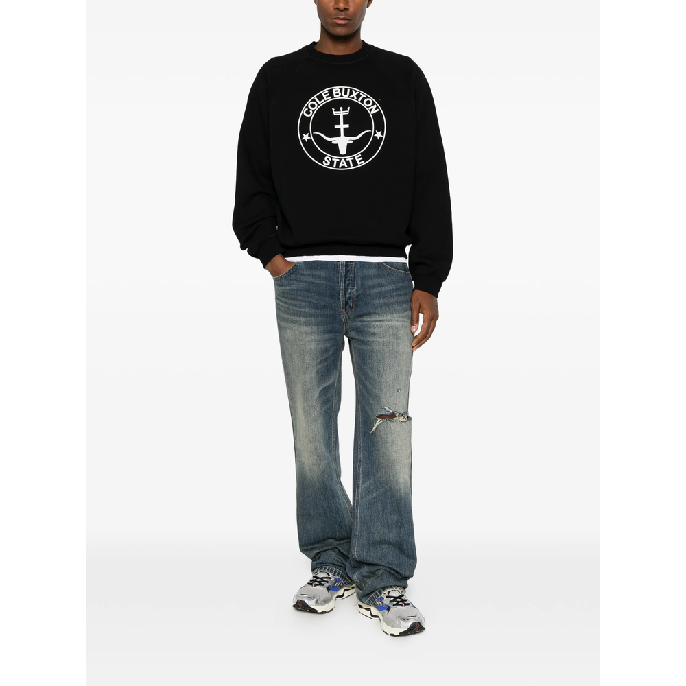 Logo-Print Raglan-Sleeve Sweatshirt