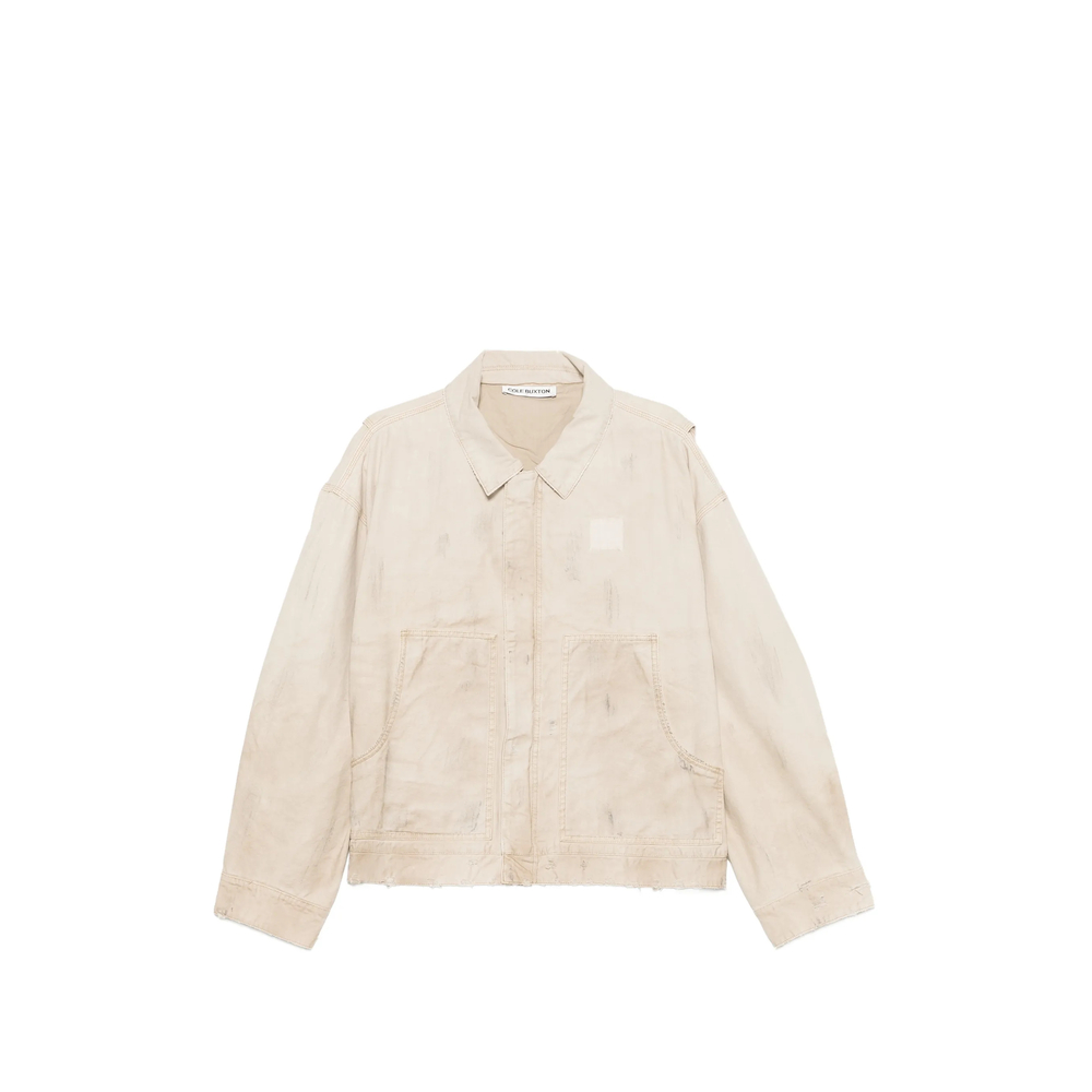 Distressed Panelled Jacket