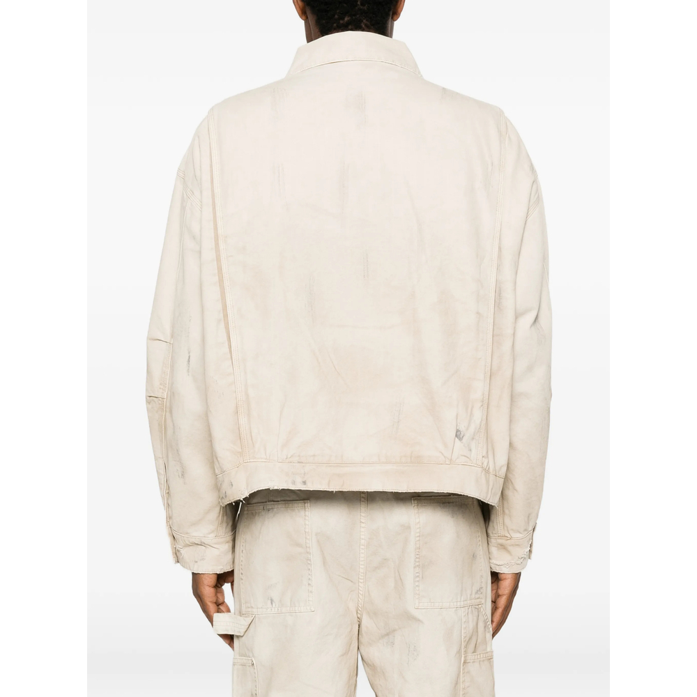 Distressed Panelled Jacket