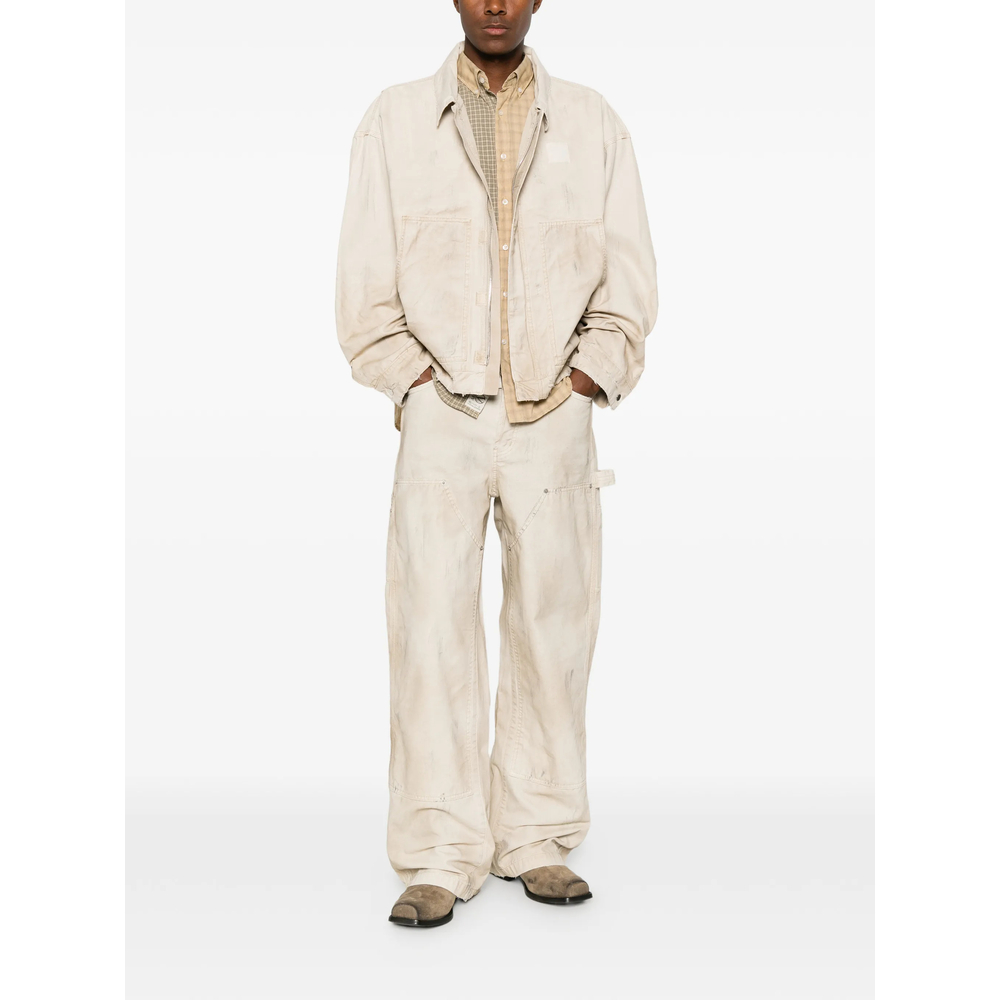 Distressed Panelled Jacket