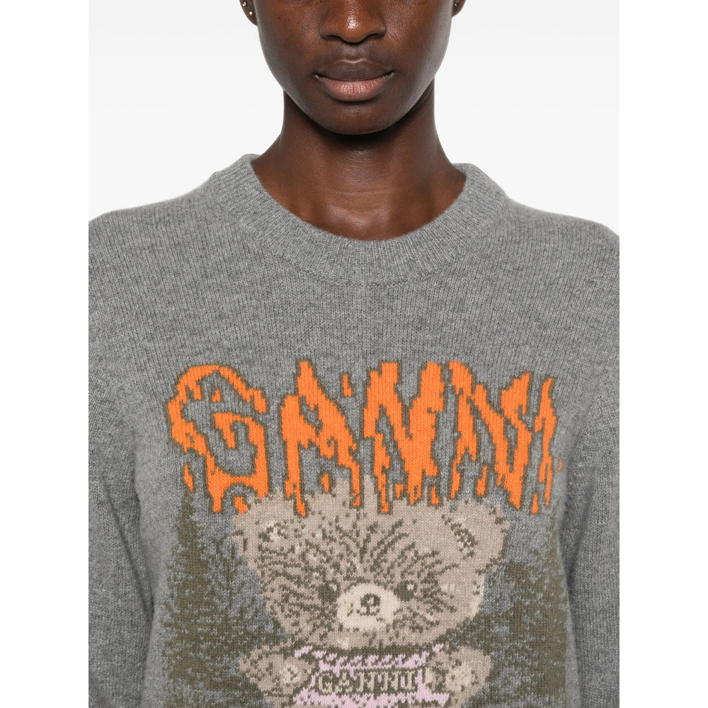 Graphic-Intarsia Sweater