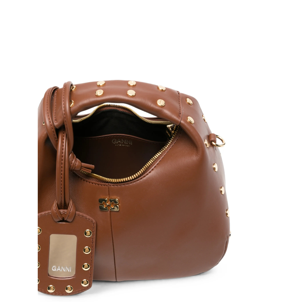 Mini Hobo Stud-Embellished Tote Bag