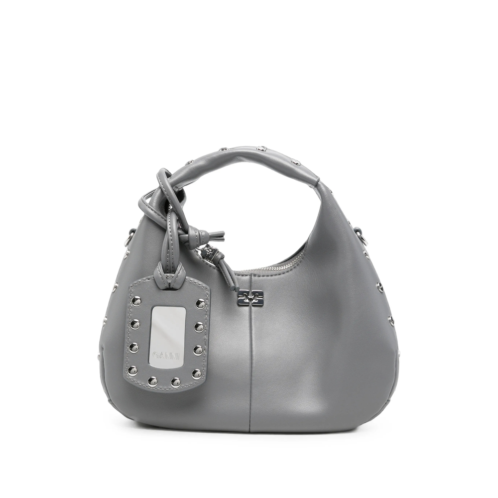 Stud-Embellished Shoulder Bag