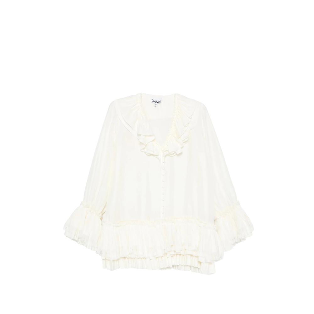 Ruffled Tiered Blouse