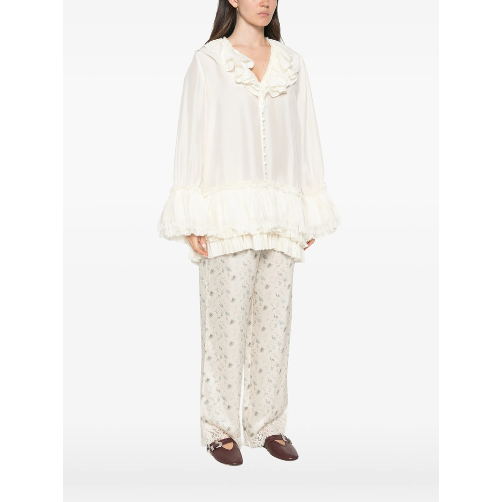 Ruffled Tiered Blouse
