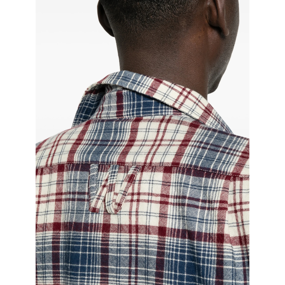 Check-Pattern Long-Sleeve Shirt