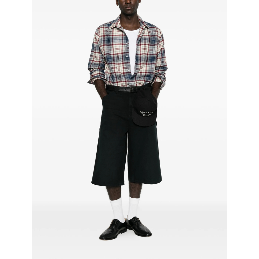 Check-Pattern Long-Sleeve Shirt